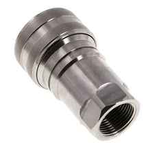 Edelstahl DN 40 Hydraulikkupplung Muffe G 1 1/2 Zoll Innengewinde ISO 7241-1 B D 44,5mm