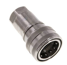 Edelstahl DN 50 Hydraulikkupplung Muffe G 2 Zoll Innengewinde ISO 7241-1 B D 63,2mm