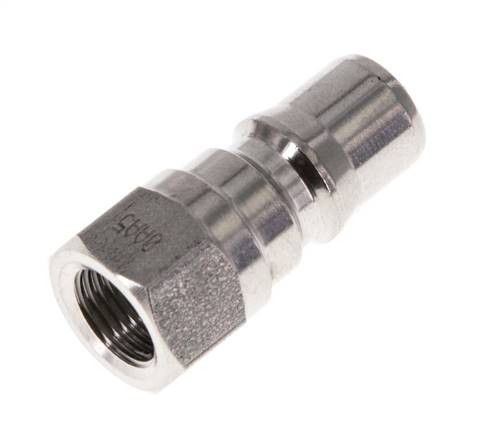 Edelstahl DN 5 Hydraulik-Kupplungsstecker G 1/8 Zoll Innengewinde ISO 7241-1 B D 10,9mm