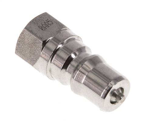 Edelstahl DN 5 Hydraulik-Kupplungsstecker G 1/8 Zoll Innengewinde ISO 7241-1 B D 10,9mm