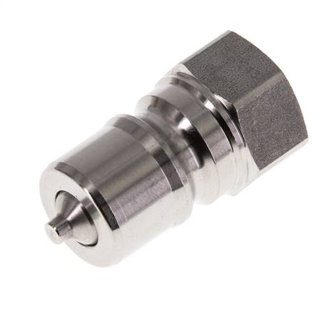 Edelstahl DN 10 Hydraulik-Kupplungsstecker G 3/8 Zoll Innengewinde ISO 7241-1 B D 19,1mm