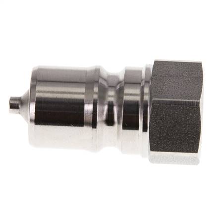 Edelstahl DN 10 Hydraulik-Kupplungsstecker G 3/8 Zoll Innengewinde ISO 7241-1 B D 19,1mm