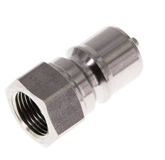 Edelstahl DN 10 Hydraulik-Kupplungsstecker G 3/8 Zoll Innengewinde ISO 7241-1 B D 19,1mm