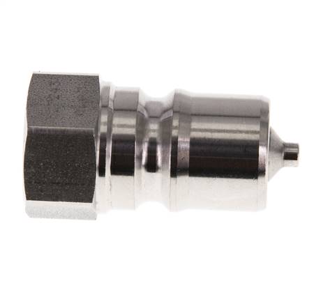 Edelstahl DN 10 Hydraulik-Kupplungsstecker G 3/8 Zoll Innengewinde ISO 7241-1 B D 19,1mm