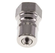 Edelstahl DN 10 Hydraulik-Kupplungsstecker G 3/8 Zoll Innengewinde ISO 7241-1 B D 19,1mm