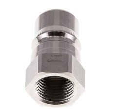 Edelstahl DN 12,5 Hydraulik-Kupplungsstecker G 1/2 Zoll Innengewinde ISO 7241-1 B D 23,5mm
