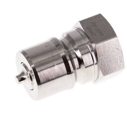 Stainless Steel DN 20 Hydraulic Coupling Plug G 3/4 inch Female Threads ISO 7241-1 B D 31.4mm