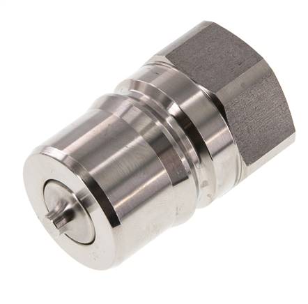 Edelstahl DN 25 Hydraulikkupplung Stecker G 1 Zoll Innengewinde ISO 7241-1 B D 37,8mm