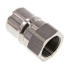 Edelstahl DN 25 Hydraulikkupplung Stecker G 1 Zoll Innengewinde ISO 7241-1 B D 37,8mm