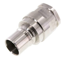 Edelstahl DN 40 Hydraulik-Kupplungsstecker G 1 1/2 Zoll Innengewinde ISO 7241-1 B D 44,5mm
