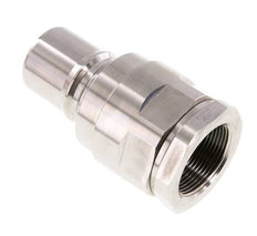Edelstahl DN 40 Hydraulik-Kupplungsstecker G 1 1/2 Zoll Innengewinde ISO 7241-1 B D 44,5mm