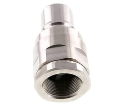 Edelstahl DN 40 Hydraulik-Kupplungsstecker G 1 1/2 Zoll Innengewinde ISO 7241-1 B D 44,5mm