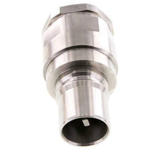 Edelstahl DN 40 Hydraulik-Kupplungsstecker G 1 1/2 Zoll Innengewinde ISO 7241-1 B D 44,5mm