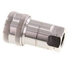 Edelstahl DN 12,5 Hydraulikkupplung Muffe 1/2 Zoll NPT-Innengewinde ISO 7241-1 B D 23,5mm