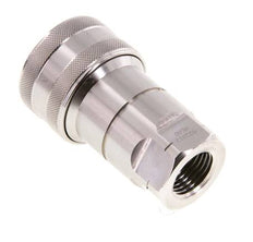 Edelstahl DN 12,5 Hydraulikkupplung Muffe 1/2 Zoll NPT-Innengewinde ISO 7241-1 B D 23,5mm