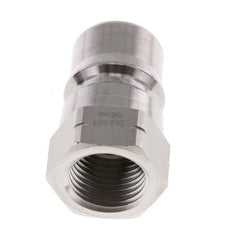 Edelstahl DN 12,5 Hydraulik-Kupplungsstecker 1/2 Zoll NPT-Innengewinde ISO 7241-1 B D 23,5mm