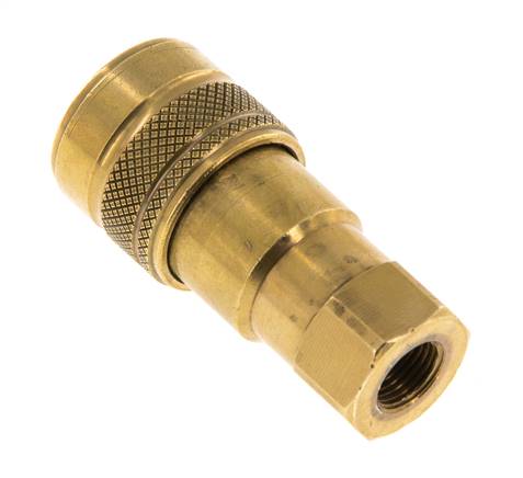 Messing DN 5 Hydraulikkupplung Muffe G 1/8 Zoll Innengewinde ISO 7241-1 B D 10,9mm