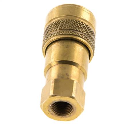 Messing DN 5 Hydraulikkupplung Muffe G 1/8 Zoll Innengewinde ISO 7241-1 B D 10,9mm