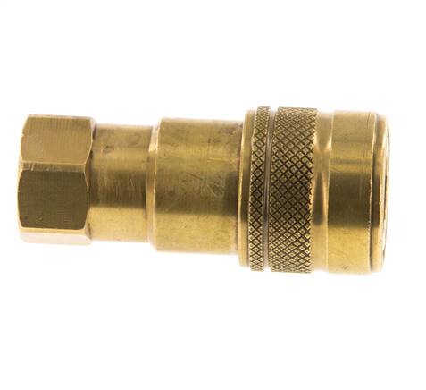 Messing DN 5 Hydraulikkupplung Muffe G 1/8 Zoll Innengewinde ISO 7241-1 B D 10,9mm