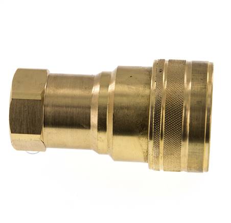Messing DN 50 Hydraulikkupplung Muffe G 2 Zoll Innengewinde ISO 7241-1 B D 63,2mm