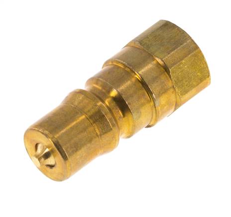 Messing DN 5 Hydraulikkupplung Stecker G 1/8 Zoll Innengewinde ISO 7241-1 B D 10,9mm