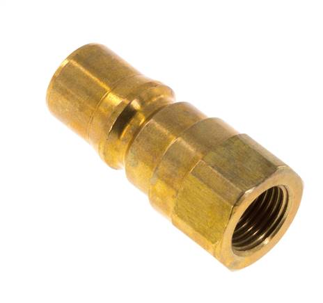 Messing DN 5 Hydraulikkupplung Stecker G 1/8 Zoll Innengewinde ISO 7241-1 B D 10,9mm