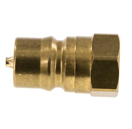 Messing DN 12,5 Hydraulikkupplung Stecker G 1/2 Zoll Innengewinde ISO 7241-1 B D 23,5mm