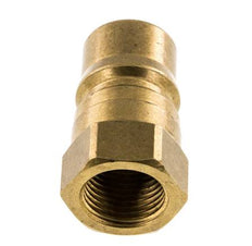 Messing DN 12,5 Hydraulikkupplung Stecker G 1/2 Zoll Innengewinde ISO 7241-1 B D 23,5mm