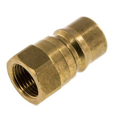Messing DN 12,5 Hydraulikkupplung Stecker G 1/2 Zoll Innengewinde ISO 7241-1 B D 23,5mm