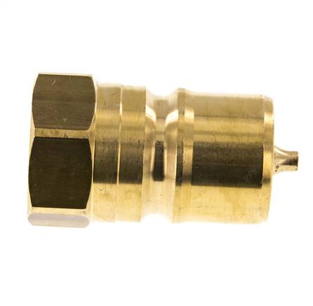 Messing DN 20 Hydraulikkupplung Stecker G 3/4 Zoll Innengewinde ISO 7241-1 B D 31,4mm