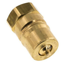 Messing DN 25 Hydraulikkupplung Stecker G 1 Zoll Innengewinde ISO 7241-1 B D 37,8mm