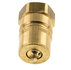 Messing DN 25 Hydraulikkupplung Stecker G 1 Zoll Innengewinde ISO 7241-1 B D 37,8mm