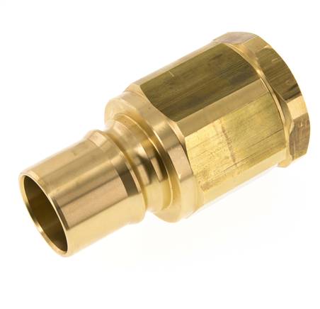 Messing DN 50 Hydraulikkupplung Stecker G 2 Zoll Innengewinde ISO 7241-1 B D 63,2mm