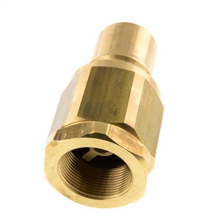 Messing DN 50 Hydraulikkupplung Stecker G 2 Zoll Innengewinde ISO 7241-1 B D 63,2mm