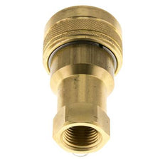 Messing DN 12,5 Hydraulikkupplung Muffe 1/2 Zoll NPT-Innengewinde ISO 7241-1 B D 23,5mm