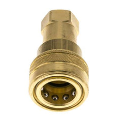 Messing DN 12,5 Hydraulikkupplung Muffe 1/2 Zoll NPT-Innengewinde ISO 7241-1 B D 23,5mm