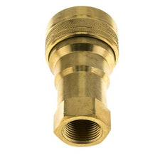 Messing DN 20 Hydraulikkupplung Muffe 3/4 Zoll NPT-Innengewinde ISO 7241-1 B D 31,4mm