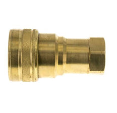 Messing DN 50 Hydraulikkupplung Muffe 2 Zoll NPT-Innengewinde ISO 7241-1 B D 63,2mm