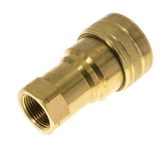 Messing DN 40 Hydraulikkupplung Muffe 1 1/4 Zoll NPT-Innengewinde ISO 7241-1 B D 44,5mm