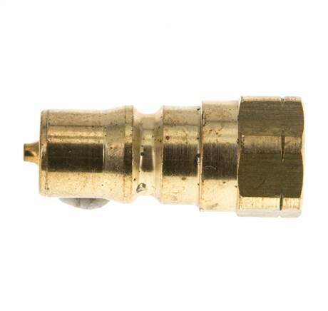 Messing DN 5 Hydraulik-Kupplungsstecker 1/8 Zoll NPT-Innengewinde ISO 7241-1 B D 10,9mm