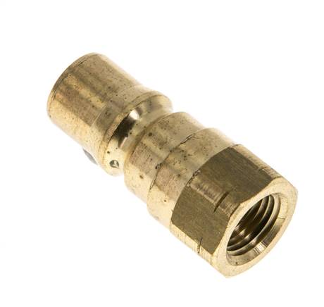 Messing DN 5 Hydraulik-Kupplungsstecker 1/8 Zoll NPT-Innengewinde ISO 7241-1 B D 10,9mm