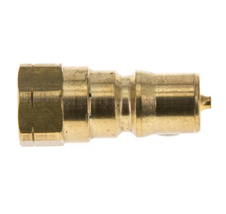 Messing DN 5 Hydraulik-Kupplungsstecker 1/8 Zoll NPT-Innengewinde ISO 7241-1 B D 10,9mm