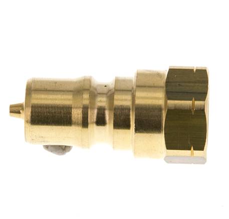 Messing DN 6.3 Hydraulik-Kupplungsstecker 1/4 Zoll NPT-Innengewinde ISO 7241-1 B D 14,2mm