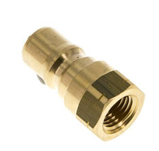 Messing DN 6.3 Hydraulik-Kupplungsstecker 1/4 Zoll NPT-Innengewinde ISO 7241-1 B D 14,2mm