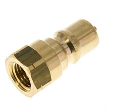 Messing DN 6.3 Hydraulik-Kupplungsstecker 1/4 Zoll NPT-Innengewinde ISO 7241-1 B D 14,2mm