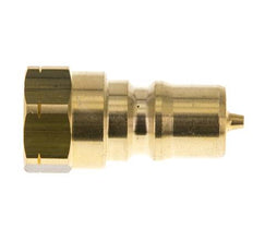 Messing DN 6.3 Hydraulik-Kupplungsstecker 1/4 Zoll NPT-Innengewinde ISO 7241-1 B D 14,2mm