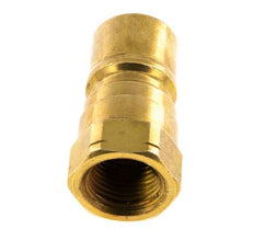 Messing DN 10 Hydraulik-Kupplungsstecker 3/8 Zoll NPT-Innengewinde ISO 7241-1 B D 19,1mm