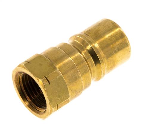 Messing DN 10 Hydraulik-Kupplungsstecker 3/8 Zoll NPT-Innengewinde ISO 7241-1 B D 19,1mm