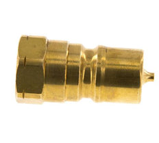 Messing DN 10 Hydraulik-Kupplungsstecker 3/8 Zoll NPT-Innengewinde ISO 7241-1 B D 19,1mm