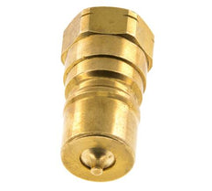 Messing DN 10 Hydraulik-Kupplungsstecker 3/8 Zoll NPT-Innengewinde ISO 7241-1 B D 19,1mm
